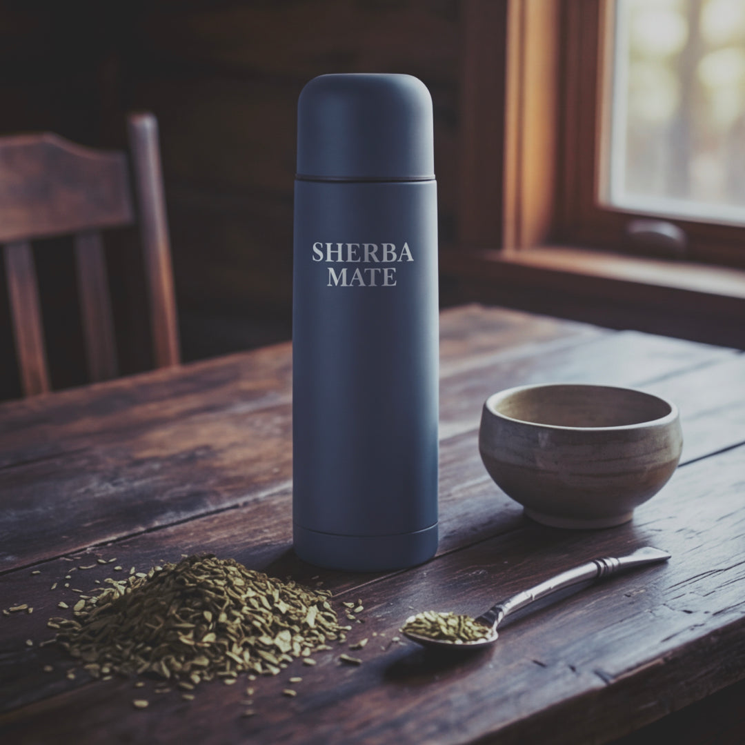 Sherba Insulated Thermos. Hot Mate. Cold Tereré.