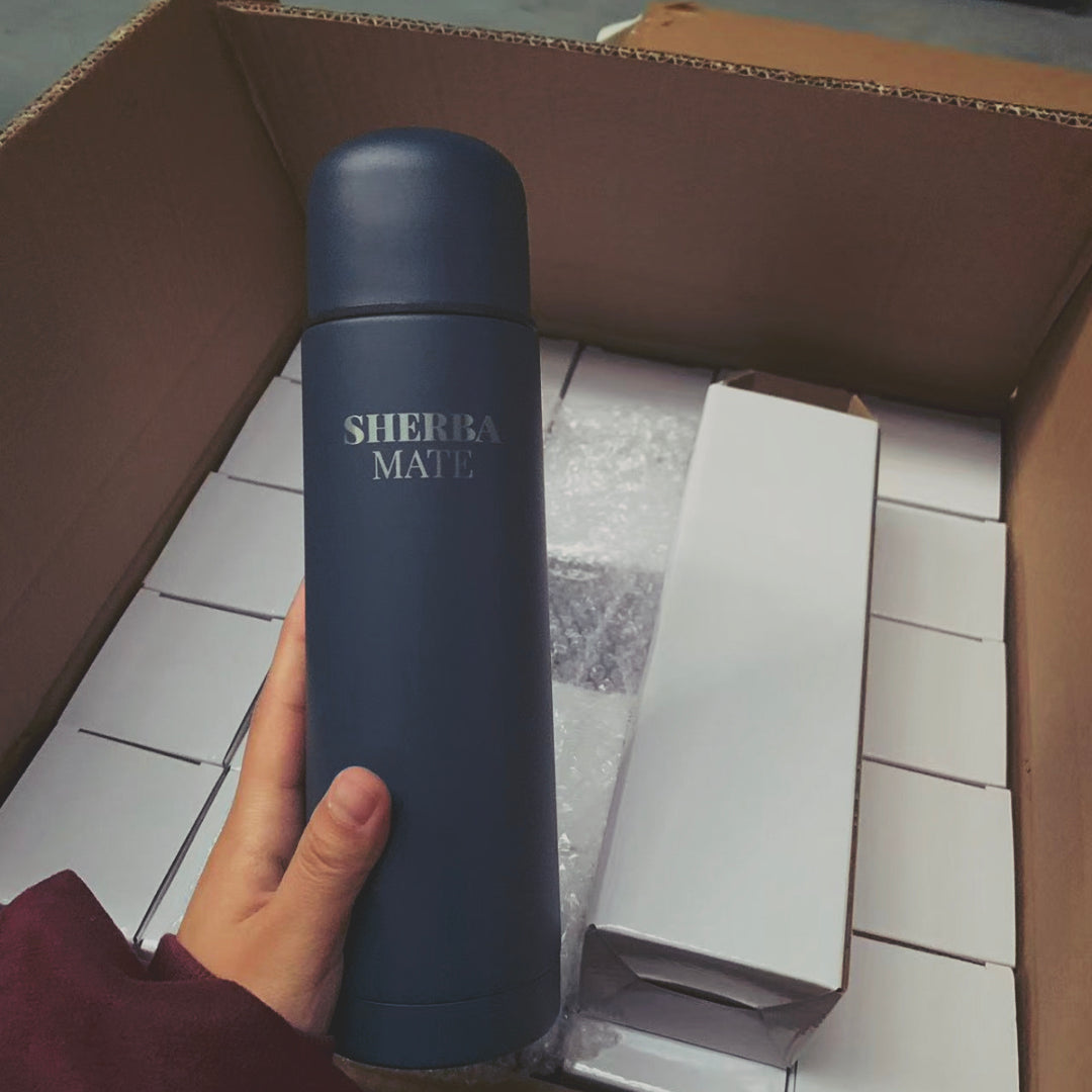 Sherba Insulated Thermos. Hot Mate. Cold Tereré.