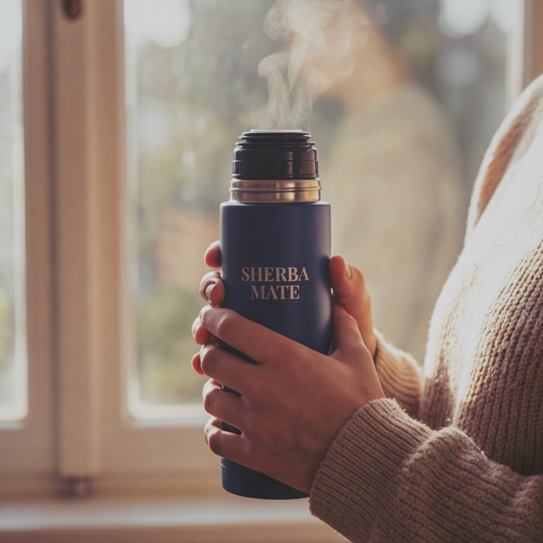 Sherba Insulated Thermos. Hot Mate. Cold Tereré.