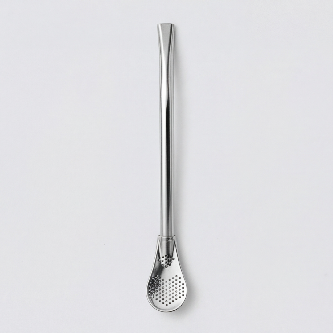 Sherba Mate Bombilla. Metal Straw.