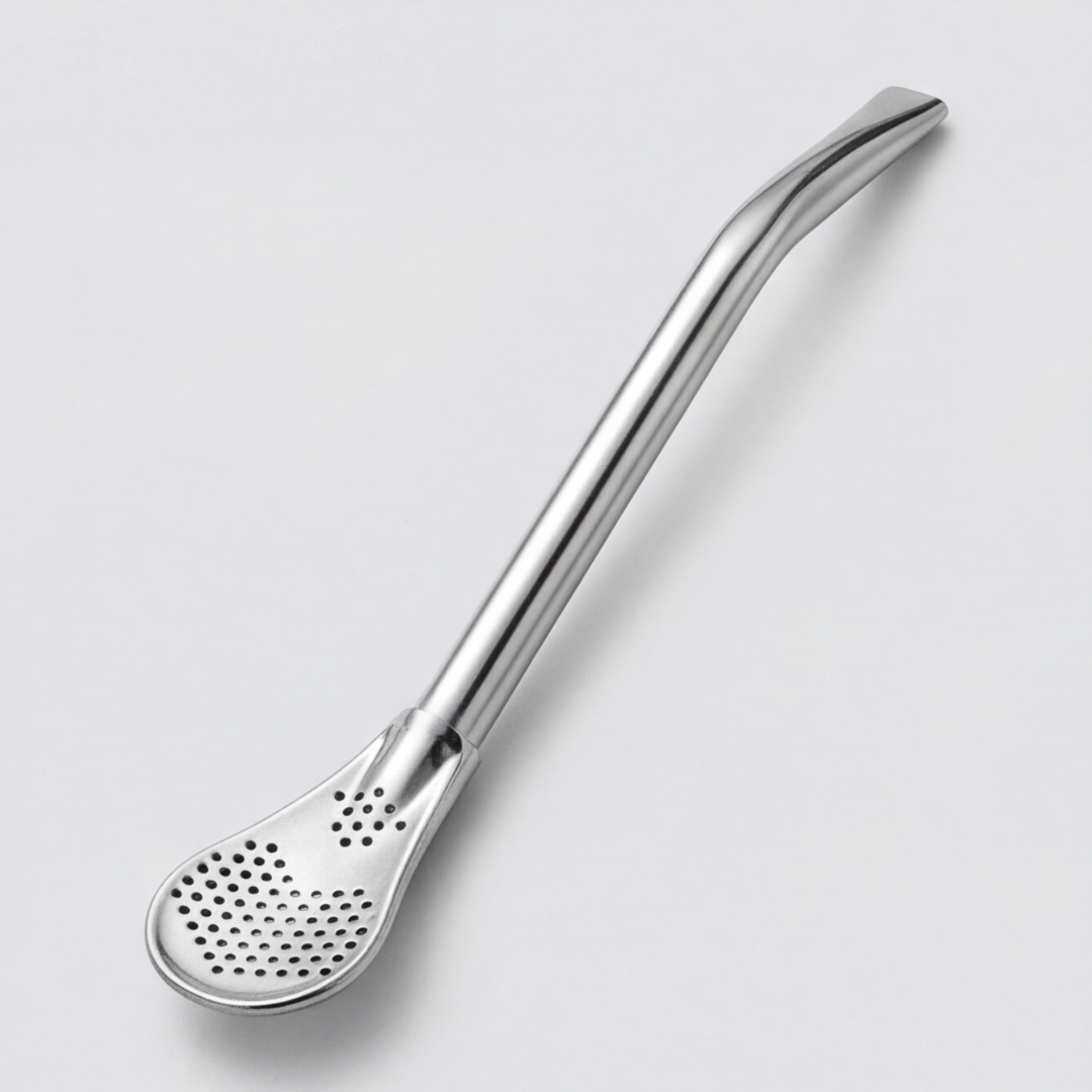 Sherba Mate Bombilla. Metal Straw.