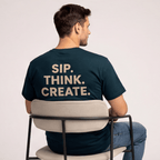 Sherba Mate Tee, SIP. THINK. CREATE.