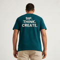 Sherba Mate Tee, SIP. THINK. CREATE.