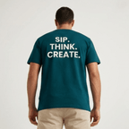 Sherba Mate Tee, SIP. THINK. CREATE.