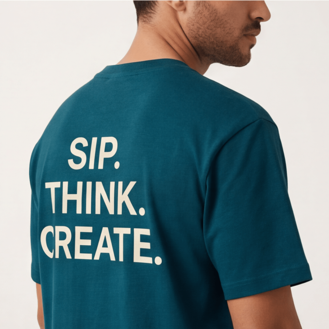 Sherba Mate Tee, SIP. THINK. CREATE.