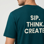 Sherba Mate Tee, SIP. THINK. CREATE.